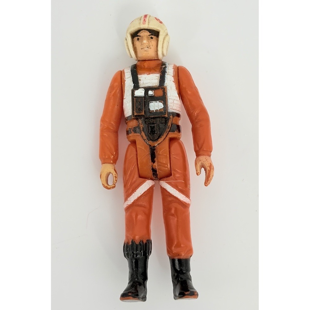 Vintage 1978 Kenner Star Wars Figure Lot Luke Skywalker X-Wing Pilot Hong Kong